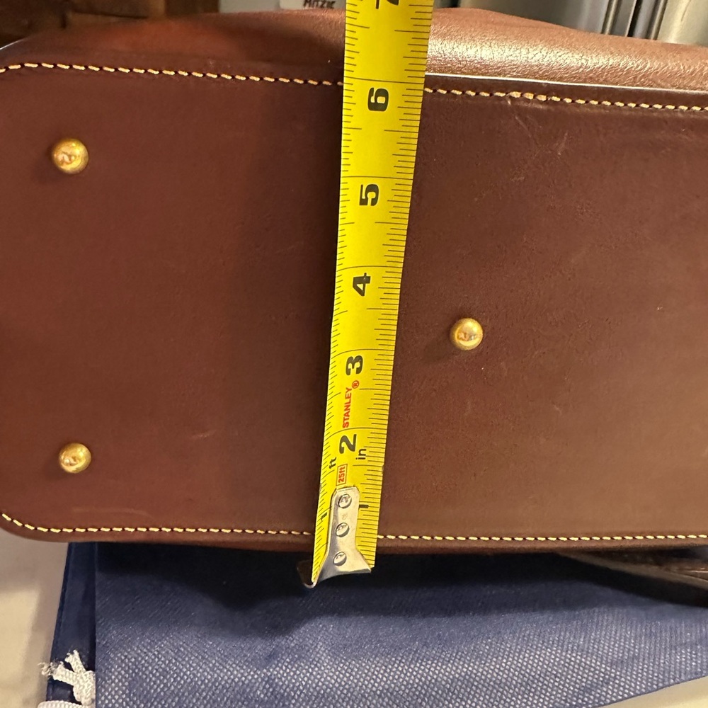 Dooney & Bourke Florentine leather Barlow Satchel Crossbody handbag purse - Picture 13 of 13